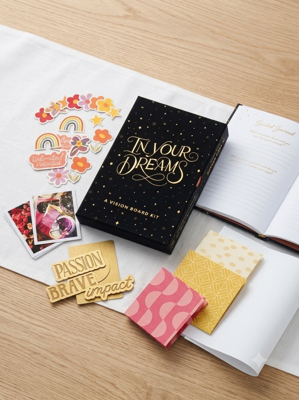 In YourDreams: A Vision Board Kit& Guided Journal (New)